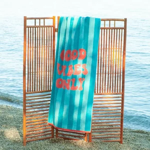 Good Vibes strandtörölköző