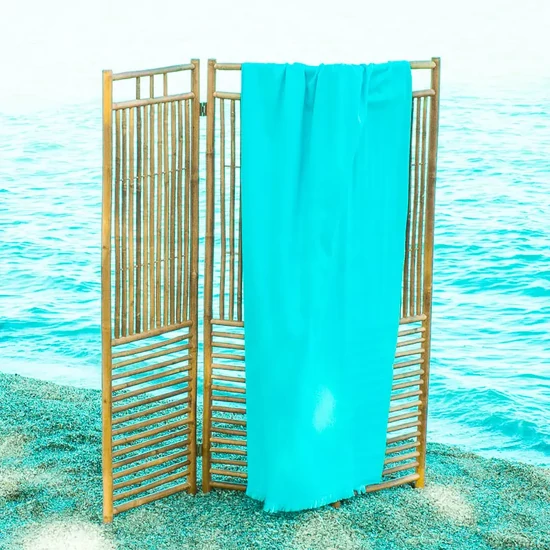 Marbella türkiz strandtörölköző