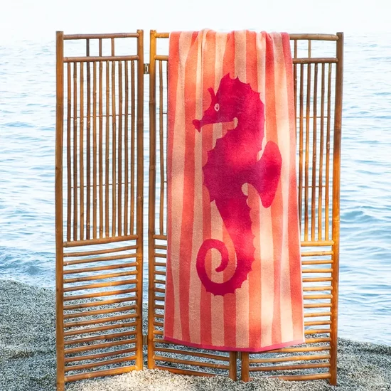 Seahorse strandtörölköző