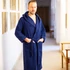 Pure navy fürdőköntös kapucnival