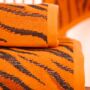 Kép 4/8 - Tigra narancs tigriscsíkos törölköző szegély