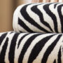 Kép 3/6 - Zebra beige állatmintás frottír törölköző