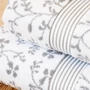 Kép 4/12 - Vintage Floral grafit törölköző bordűr