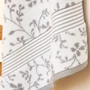 Kép 5/12 - Vintage Floral grafit pamut törölköző