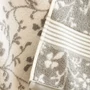 Kép 9/12 - Vintage Floral grafit törölköző hátoldal