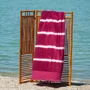 Kép 1/7 - Bali bordó strandtörölköző