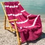 Kép 4/7 - Bali bordó nagyméretű strandtörölköző