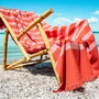 Kép 5/6 - Fiji terrakotta mintás strandtörölköző