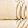 Kép 3/5 - elegáns bordűrös beige Juliet törölköző