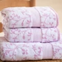 Kép 2/4 - rózsaszín virágmintás Vintage Floral törölköző