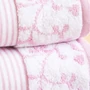 Kép 4/4 - Vintage floral rózsaszín törölköző
